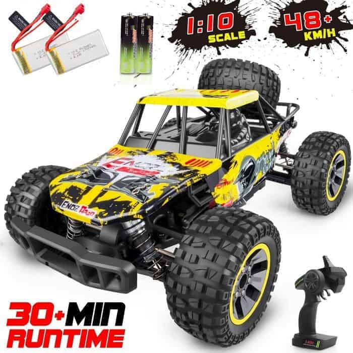 WHIMSWIT Remote Control Car, 1 10 Off-Road Monster Truck