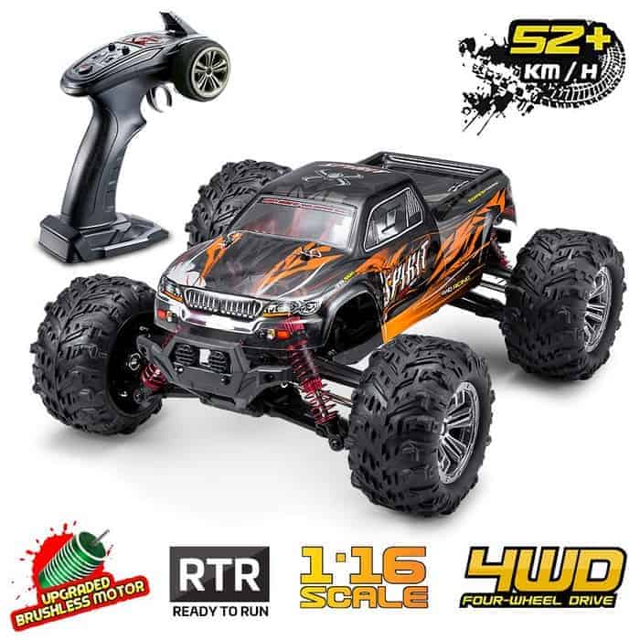 NUOKE RC Car Remote Control Truck 1 16 Scale Brushless 55kmh High Speed 4WD 2.4Ghz Waterproof Offroad Gift for Boys