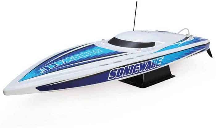 fast rc boat Pro Boat Sonicwake 36 Self-Righting Brushless Deep-V RTR_1