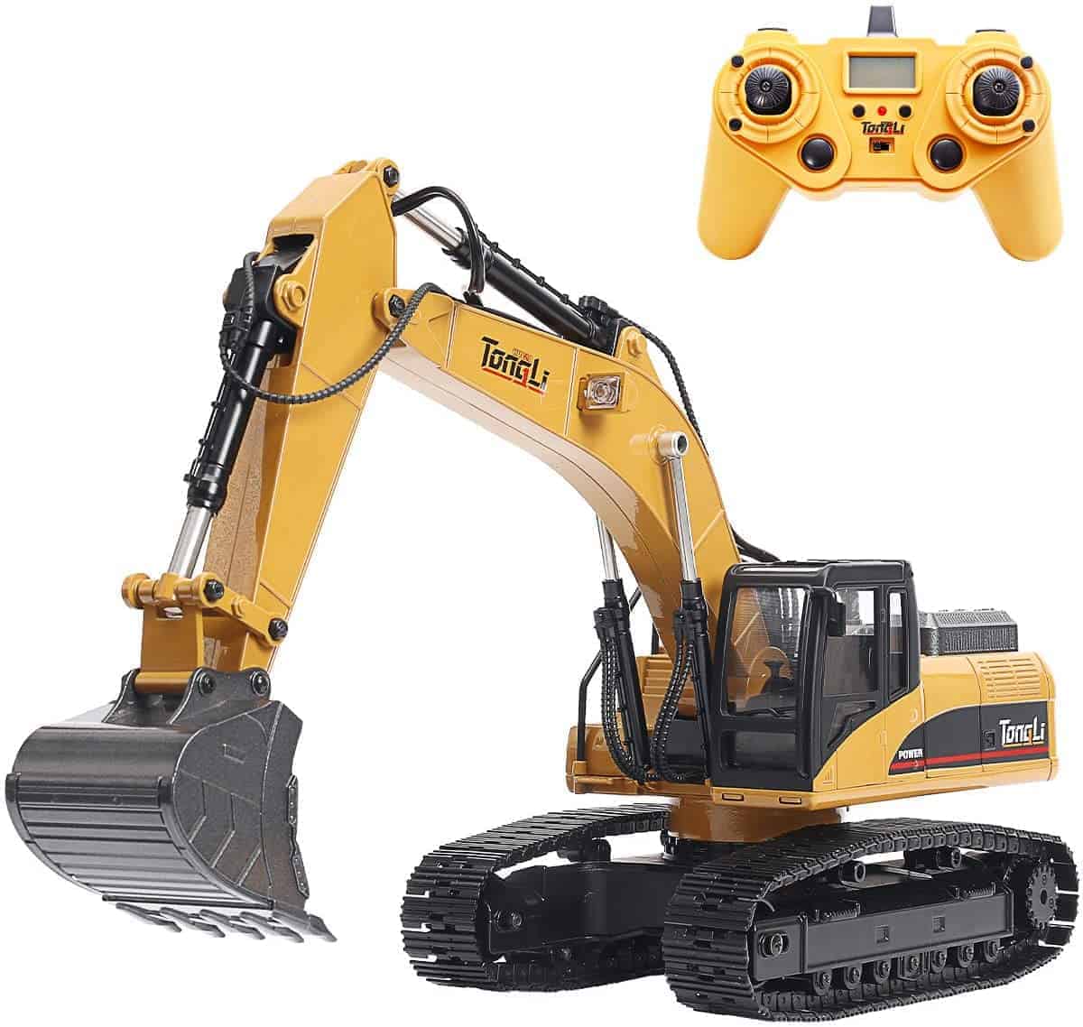 TongLi 1580 1 14 Scale All Metal RC Excavator Toy for Adults