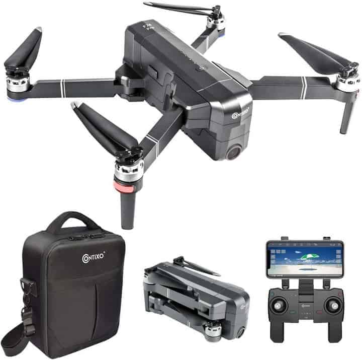 Contixo F24 Pro 4K UHD Foldable RC Quadcopter GPS Drone for Adults, FPV Camera