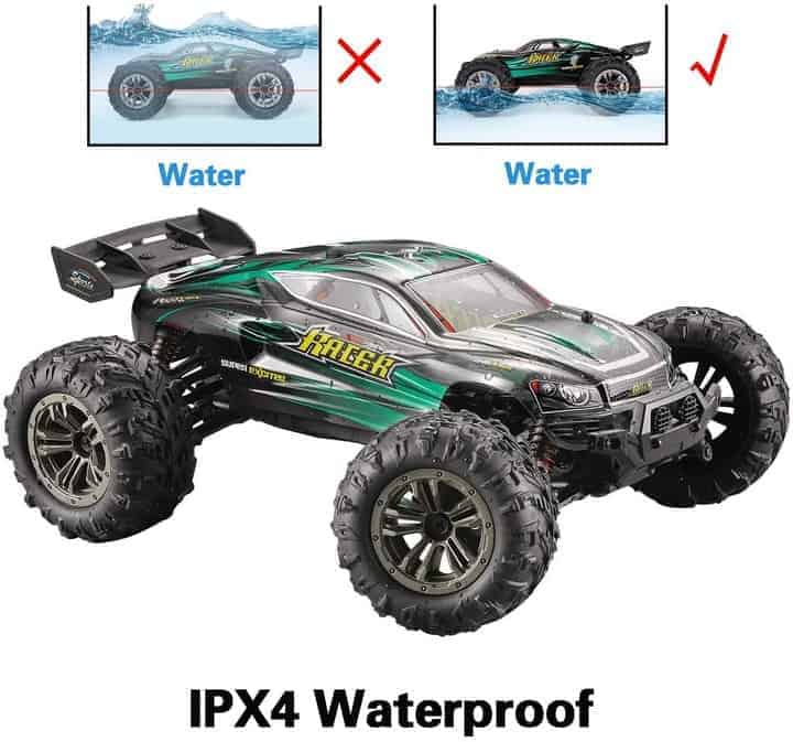 MIEBELY RC Cars 1 16 Scale All Terrain 4x4 Remote Control Car for Adults & Kids, 40+ KMpH Waterproof Off-Road RC Trucks, High Speed Electronic